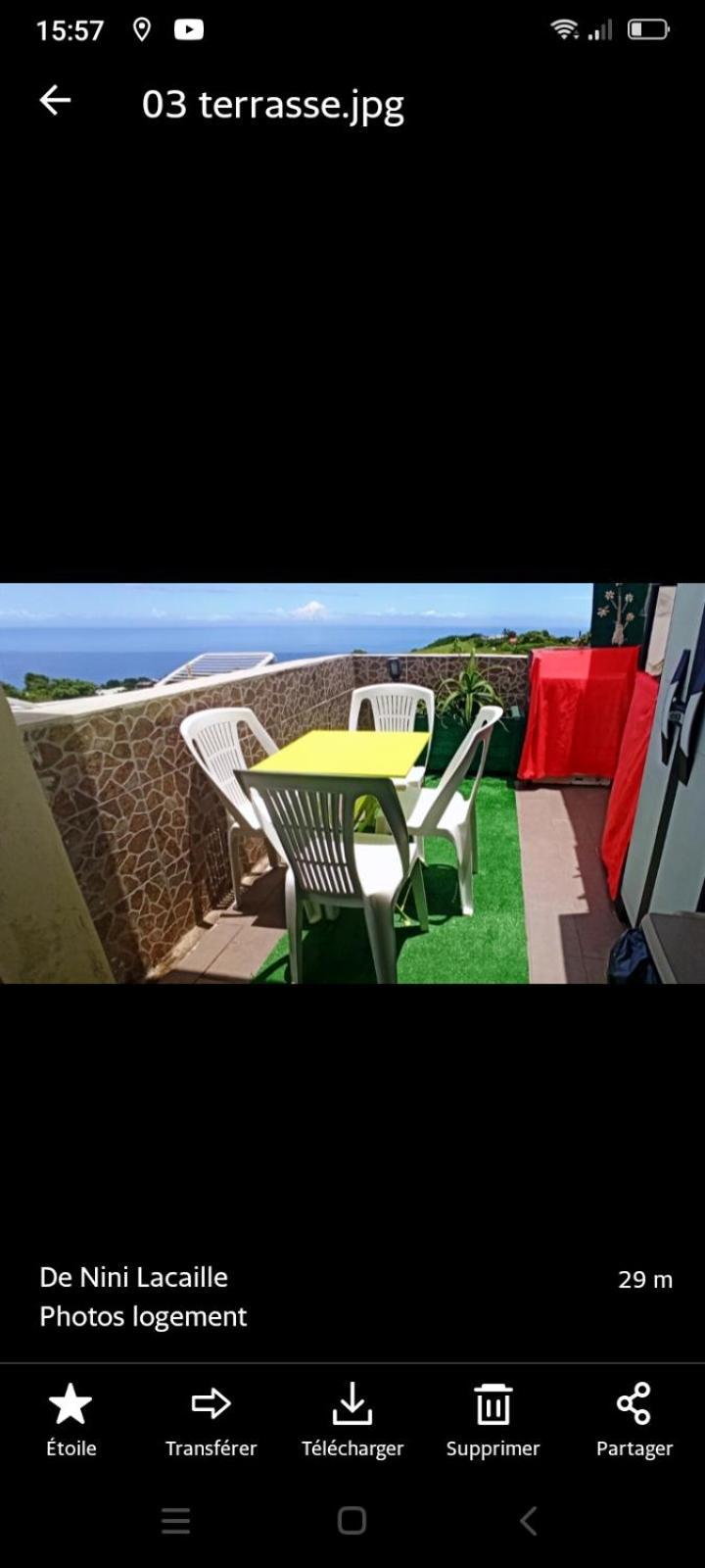 דירות La Saline Les Hauts Maison Vue Mer מראה חיצוני תמונה